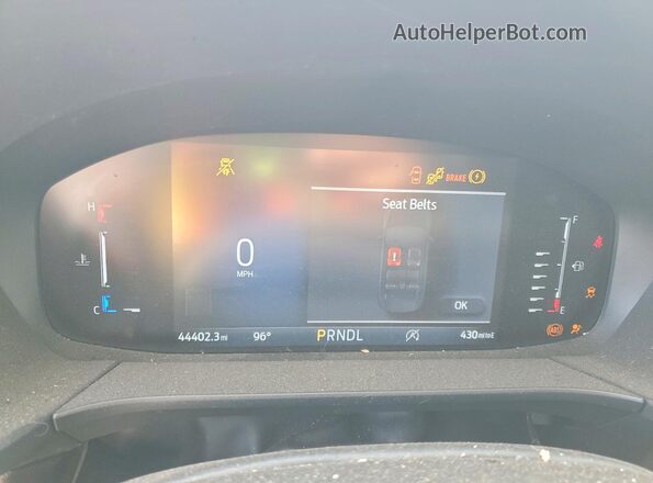 1FMCU9GN4PUB05906 2023 FORD ESCAPE White Vista del cuadro de instrumentos