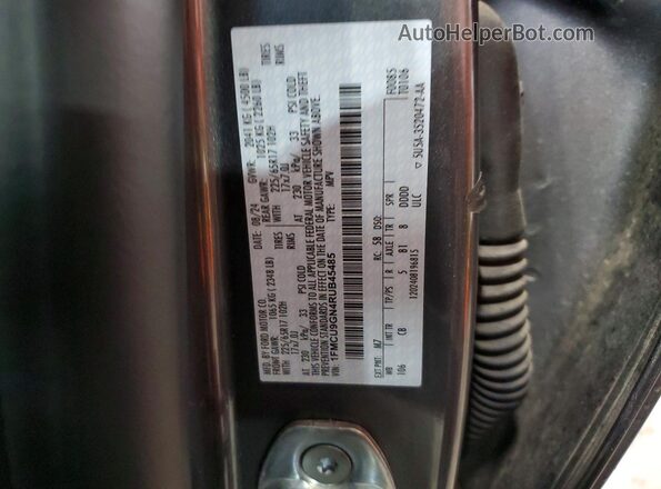 1FMCU9GN4RUB45485 2024 FORD ESCAPE Gray Widok wnętrza 360 stopni