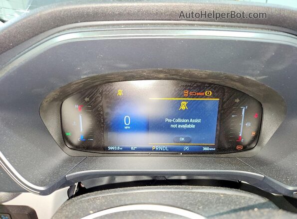 1FMCU9GN4TUA32143 2026 FORD ESCAPE Gray Widok zestawu wskaźników