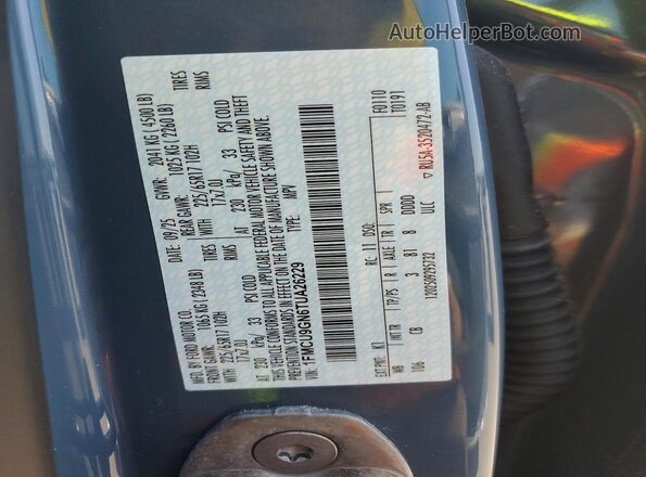 1FMCU9GN6TUA26229 2026 FORD ESCAPE Blue Engine compartment view