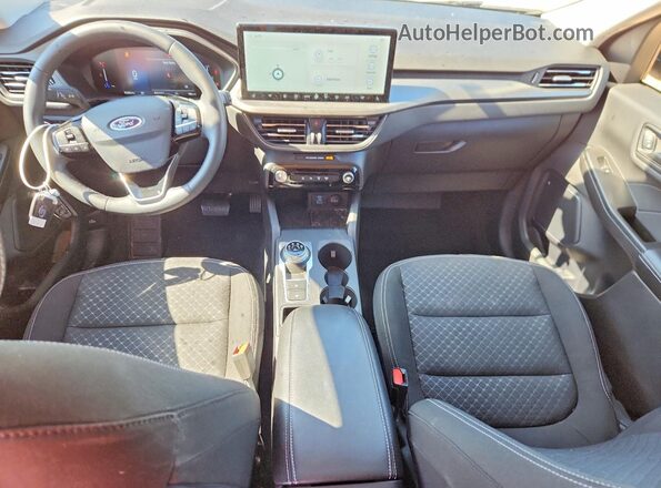 1FMCU9GNXPUA75083 2023 FORD ESCAPE White Вид панелі приладів