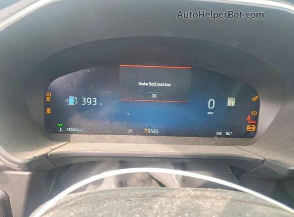 1FMCU9GNXPUB23150 2023 FORD ESCAPE Black Widok zestawu wskaźników