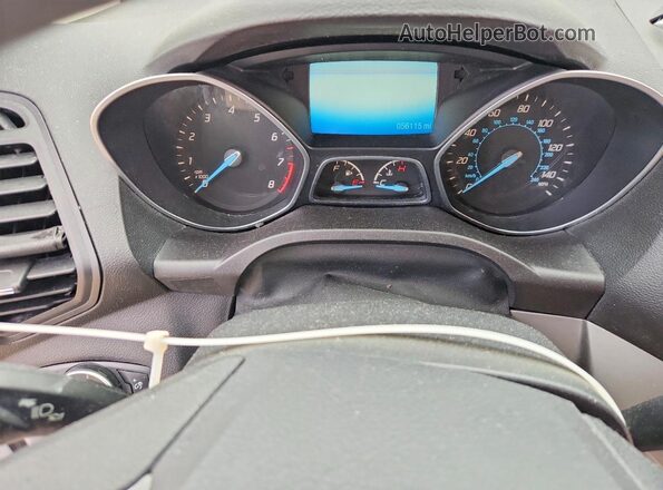 1FMCU9GX0GUC01517 2016 FORD ESCAPE White Вид щитка приладів