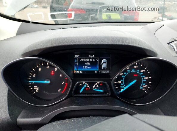 1FMCU9GX1GUB86364 2016 FORD ESCAPE Gray Vista del cuadro de instrumentos