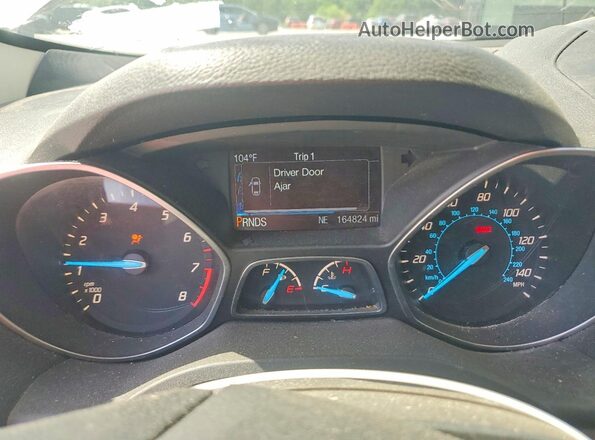 1FMCU9GX2GUA94048 2016 FORD ESCAPE Blue Սարքավորումների վահանակի տեսք