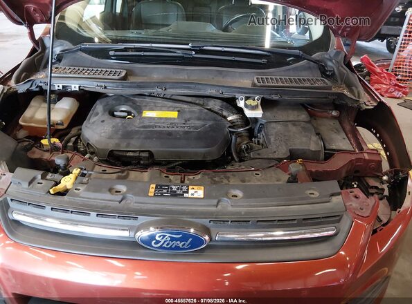 1FMCU9GX4GUB39409 2016 FORD ESCAPE Maroon Rear view
