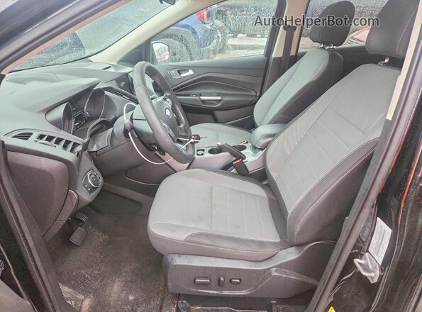 1FMCU9GX4GUB69056 2016 FORD ESCAPE Black წინა სალონის ხედი