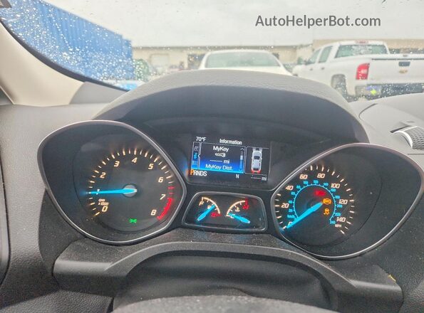1FMCU9GX4GUB69056 2016 FORD ESCAPE Black ხელსაწყოთა პანელის ხედი