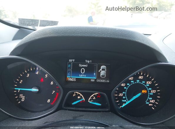 1FMCU9GX4GUB74547 2016 FORD ESCAPE Blue Vista de los asientos traseros