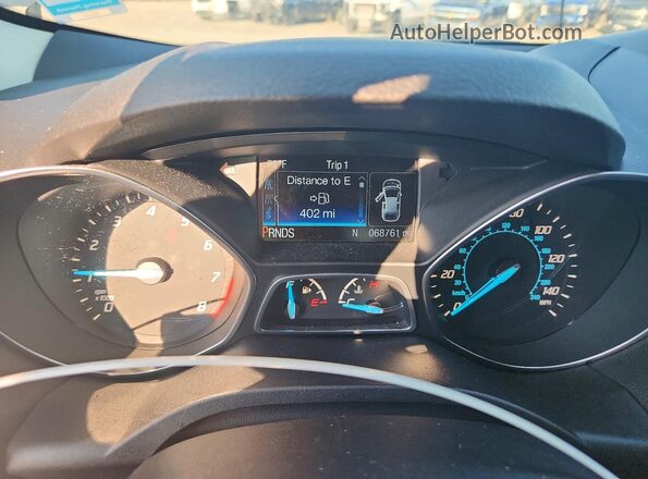 1FMCU9GX4GUC32138 2016 FORD ESCAPE Gray Instrument cluster view