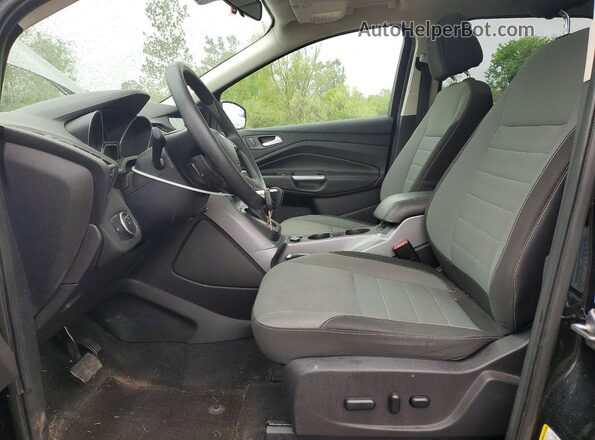 1FMCU9GX6GUB45051 2016 FORD ESCAPE Black Front interior view