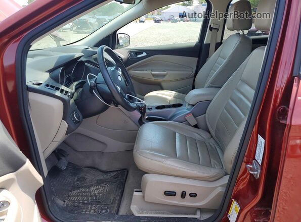 1FMCU9GX7GUA88858 2016 FORD ESCAPE Burgundy Widok wnętrza z przodu