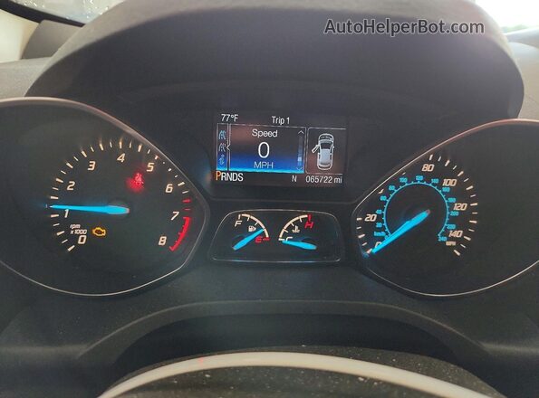 1FMCU9GX7GUB71884 2016 FORD ESCAPE Gray Vista del cuadro de instrumentos