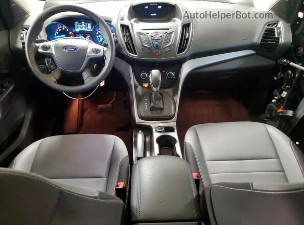 1FMCU9GX8GUC68558 2016 FORD ESCAPE Black Առջևի վահանակի տեսք