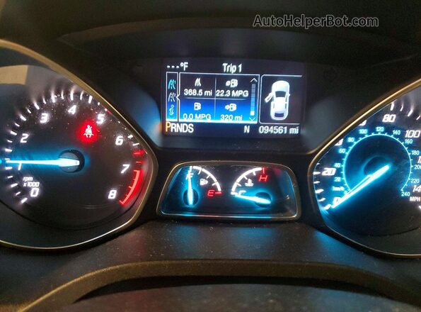 1FMCU9GX8GUC68558 2016 FORD ESCAPE Black Սարքավորումների վահանակի տեսք
