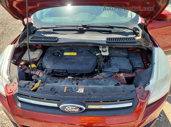 1FMCU9GX9GUB45061 2016 FORD ESCAPE Burgundy Rear interior view
