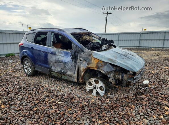 1FMCU9GX9GUB89254 2016 FORD ESCAPE Blue Передня права чверть