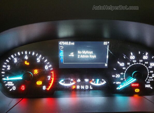 1FMCU9H60LUA30008 2020 FORD ESCAPE Silver Instrument cluster view