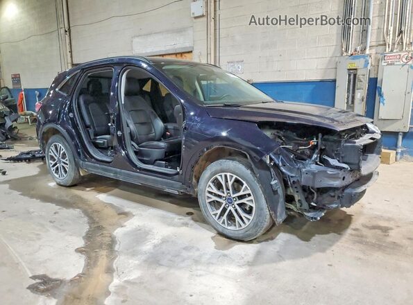 1FMCU9H60MUA86404 2021 FORD ESCAPE Синий Передняя правая четверть