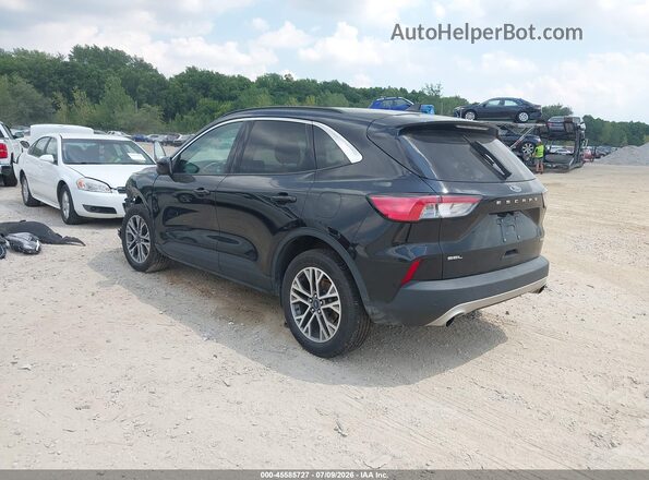 1FMCU9H63MUB04376 2021 FORD ESCAPE Черный Задняя левая четверть