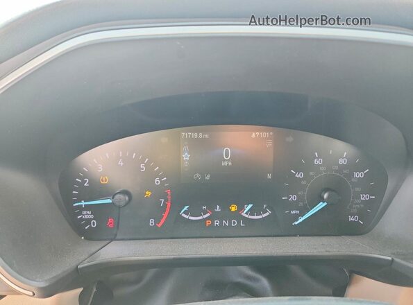 1FMCU9H68LUB07353 2020 FORD ESCAPE White Instrument cluster view