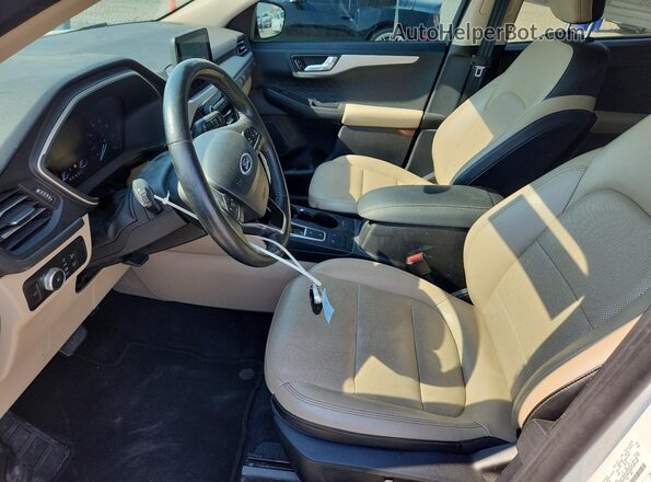 1FMCU9H68LUB07353 2020 FORD ESCAPE White Front interior view
