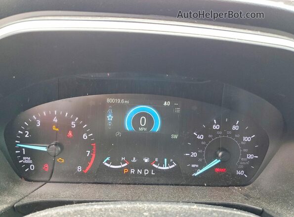 1FMCU9H68LUB54849 2020 FORD ESCAPE Red Սարքավորումների վահանակի տեսք