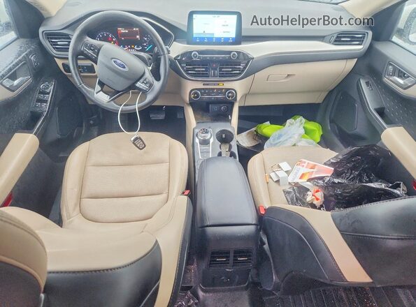 1FMCU9H68LUC38167 2020 FORD ESCAPE White წინა პანელის ხედი