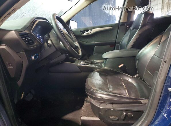 1FMCU9H69LUB65021 2020 FORD ESCAPE Blue Widok wnętrza z przodu