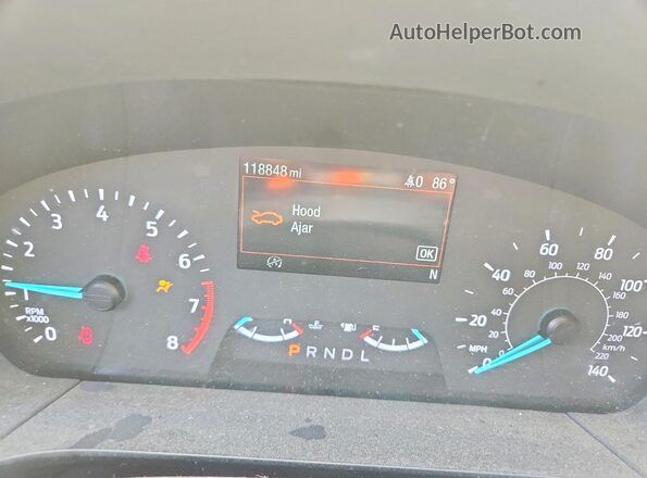 1FMCU9H91NUA34940 2022 FORD ESCAPE Синий Вид щитка приборов