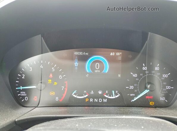 1FMCU9H94LUC41268 2020 FORD ESCAPE Blue Вид щитка приладів