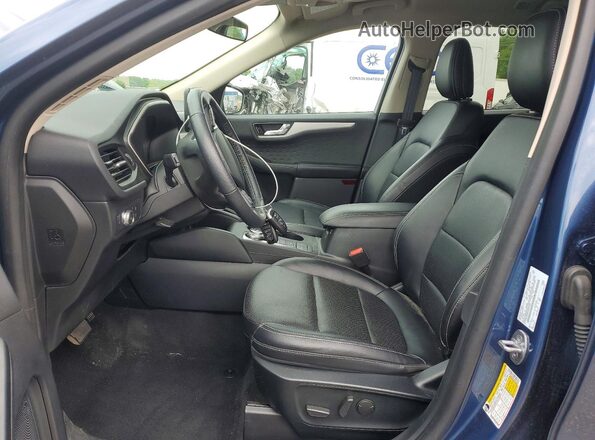 1FMCU9H94LUC41268 2020 FORD ESCAPE Blue Вид салону спереду