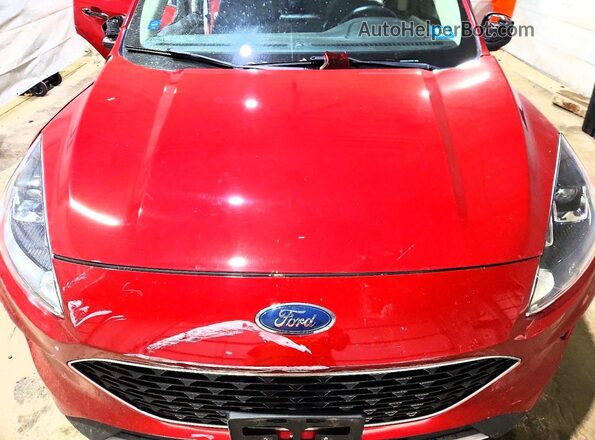 1FMCU9H96LUA89302 2020 FORD ESCAPE Red Widok komory silnika