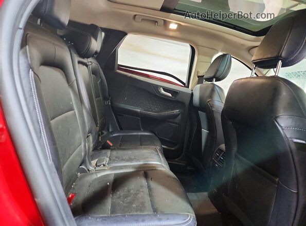 1FMCU9H96LUA89302 2020 FORD ESCAPE Red Widok wnętrza z tyłu