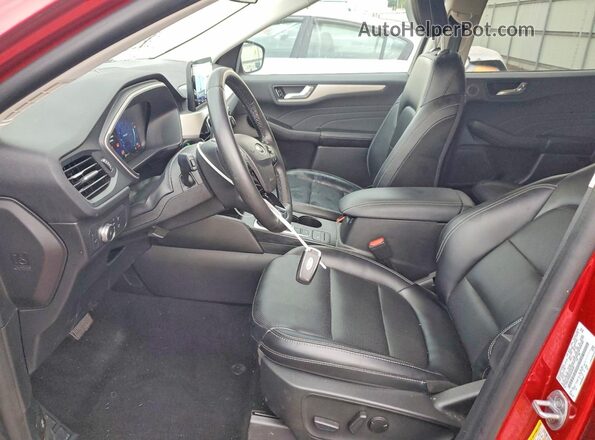 1FMCU9H96NUB43264 2022 FORD ESCAPE Red Widok wnętrza z przodu