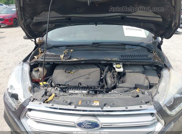 1FMCU9HD0JUB23591 2018 FORD ESCAPE Gray Rear view