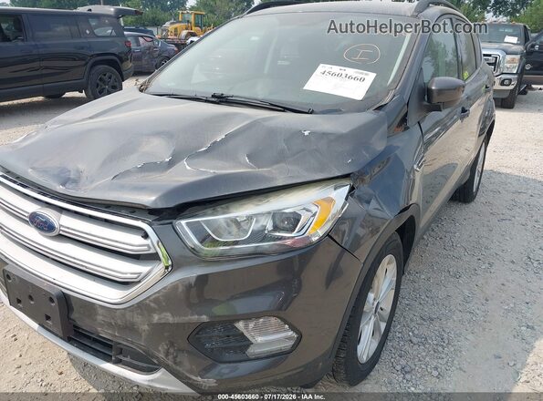 1FMCU9HD0JUB23591 2018 FORD ESCAPE Gray Front view