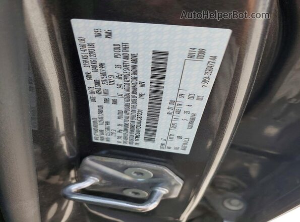 1FMCU9HD0JUC87231 2018 FORD ESCAPE Charcoal Widok naklejki z numerem VIN