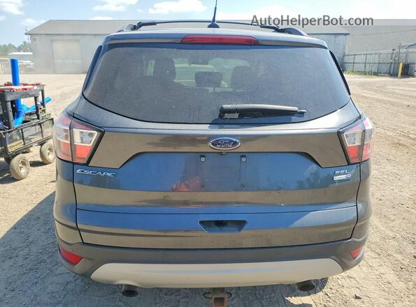 1FMCU9HD0JUD30434 2018 FORD ESCAPE Серый Вид сзади