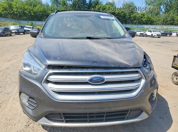 1FMCU9HD0JUD30434 2018 FORD ESCAPE Серый Вид спереди