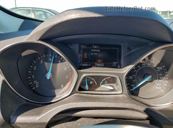 1FMCU9HD0KUB14827 2019 FORD ESCAPE White Սարքավորումների վահանակի տեսք