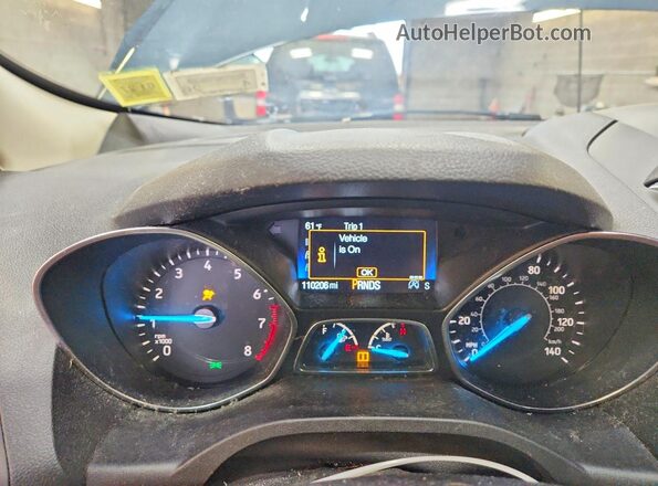 1FMCU9HD0KUB41915 2019 FORD ESCAPE Blue Սարքավորումների վահանակի տեսք