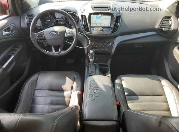 1FMCU9HD1JUB78261 2018 FORD ESCAPE Red წინა პანელის ხედი