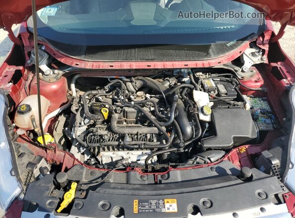 1FMCU9HD1JUB78261 2018 FORD ESCAPE Red ძრავის განყოფილების ხედი