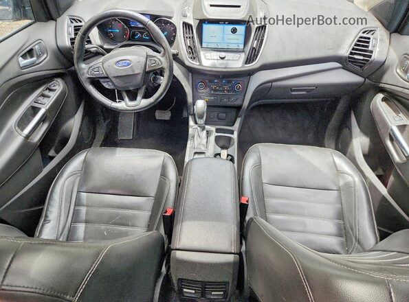 1FMCU9HD1JUD24934 2018 FORD ESCAPE Black Dashboard view