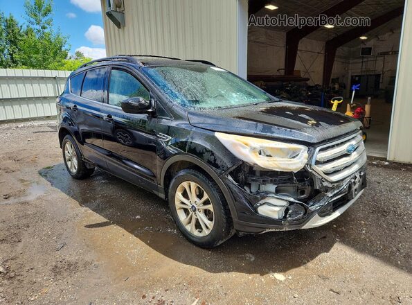 1FMCU9HD1JUD24934 2018 FORD ESCAPE Black Front right