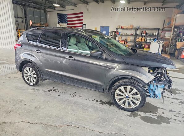 1FMCU9HD1KUB43480 2019 FORD ESCAPE Gray Передня права чверть