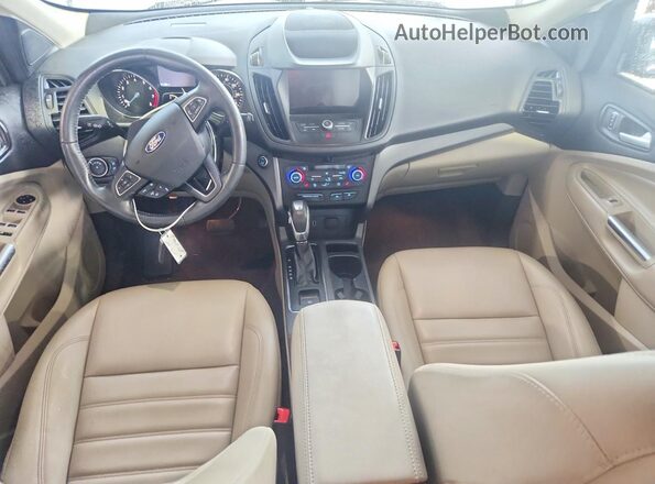 1FMCU9HD1KUB43480 2019 FORD ESCAPE Gray Вид панелі приладів