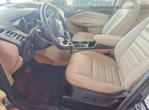1FMCU9HD1KUB43480 2019 FORD ESCAPE Gray Вид салону спереду
