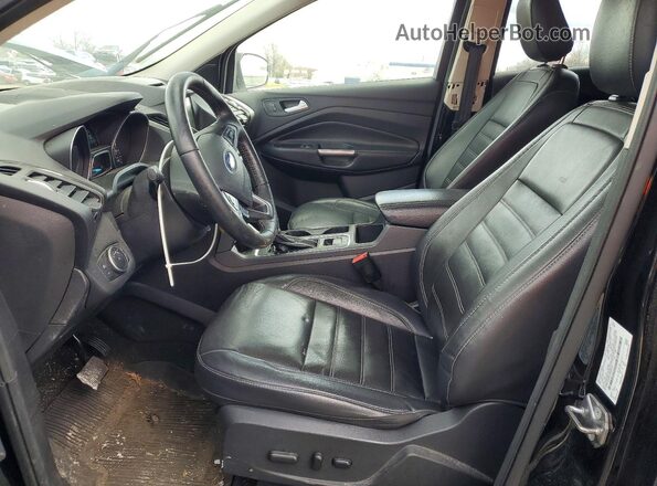 1FMCU9HD2JUB35323 2018 FORD ESCAPE Black Front interior view